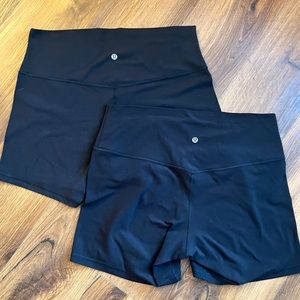 Lululemon align 6” shorts size 14 - 2 pairs. Very good condition
